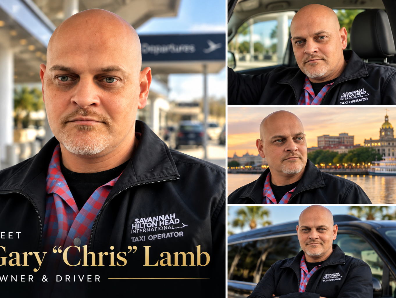 Gary Chris Lamb — owner and driver of Live Oak Airport Taxi